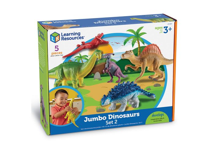 Dinosaurios Jumbo 5 piezas 33x16,5 cm SET 2