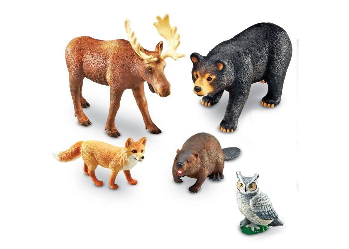 Animales del bosque 5 piezas 22x19 cm